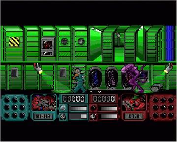 Agressor (1992)(Atomic Software) screen shot game playing